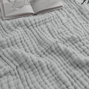 Muslin Cotton Blanket for Adults, Extra Large By Comfy Cubs, Twin 90” x 66”